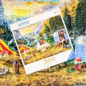 ⛺ Ravensburger ⛰️ "Calm Campsite" (300) Piece Puzzle